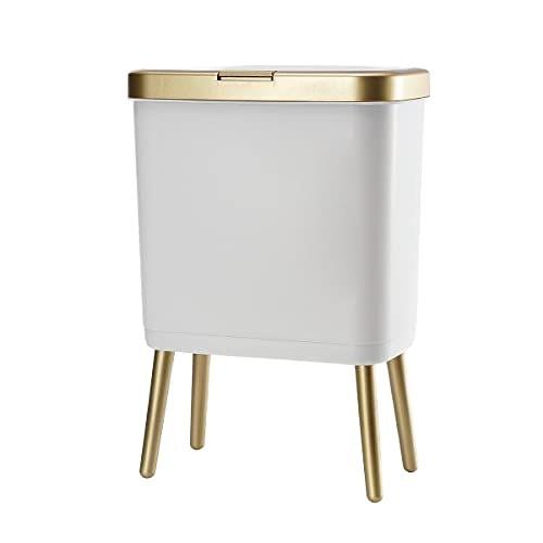 Large Household Bathroom Creative Living Room Tall Kitchen Narrow Slit Rectangle Plastic Trash Can Recycling Bin Waste Bin