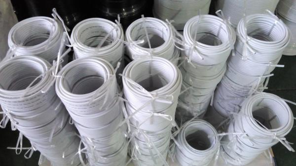 Flooding Compound RG6 Coaxial Cable Indoor PVC Jacket F Connector ROSH Compliant