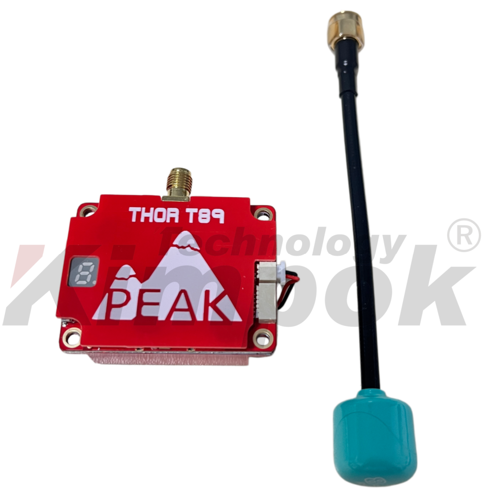 PEAK T89 VTX VRX 4W High-Power FPV Video Transmitter with 64CH and 8.0GHz–8.8GHz Frequency Range for Racing Drones