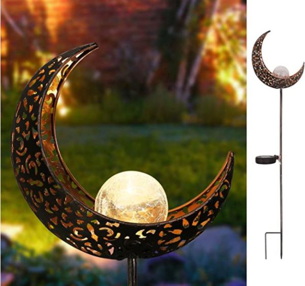 Warm 1.20Volt 40Inch Glass Globe Solar Garden Lights