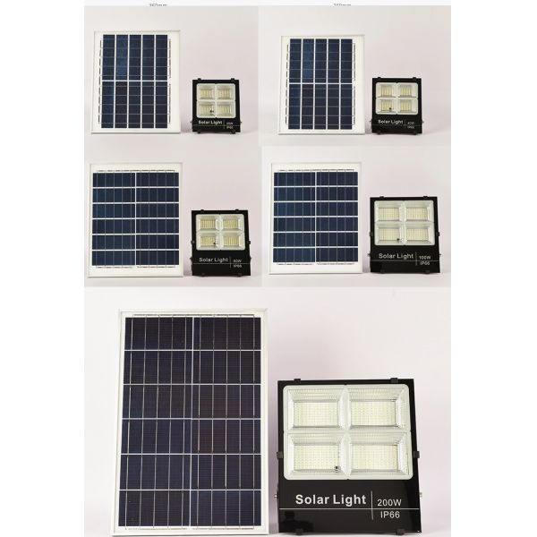 свет потока СИД 200W 40W 25W Monocrystalline солнечный приведенный в действие