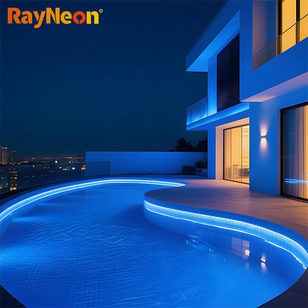 IP68 Waterproof Neon Flex LED Strip Lights Solid PU Swimming Pool LED Strip Lights