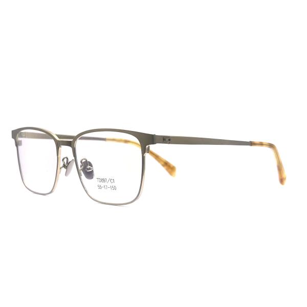 TD097 Square Eye Shape Choose Titanium Frame for Superior Performance