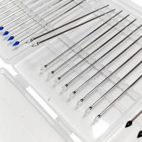 Haste de aço inoxidável ESD translúcida Gel de cabeça pontiaguda Cotonete pegajoso Silicone