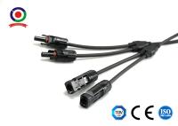Conector solar do ramo 2 a 1 do cabo Y da C.C. de 16AWG 14AWG