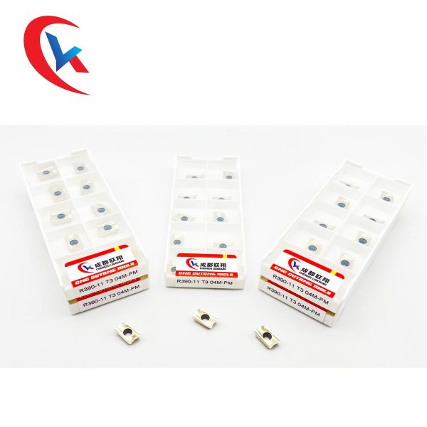 R390 11T304PM Shoulder Milling Inserts Processing Steel Parts, Stainless Steel Carbide Milling Inserts