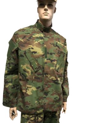 Custom ACU Military Uniform Set Camouflage Ripstop Twill Fabric