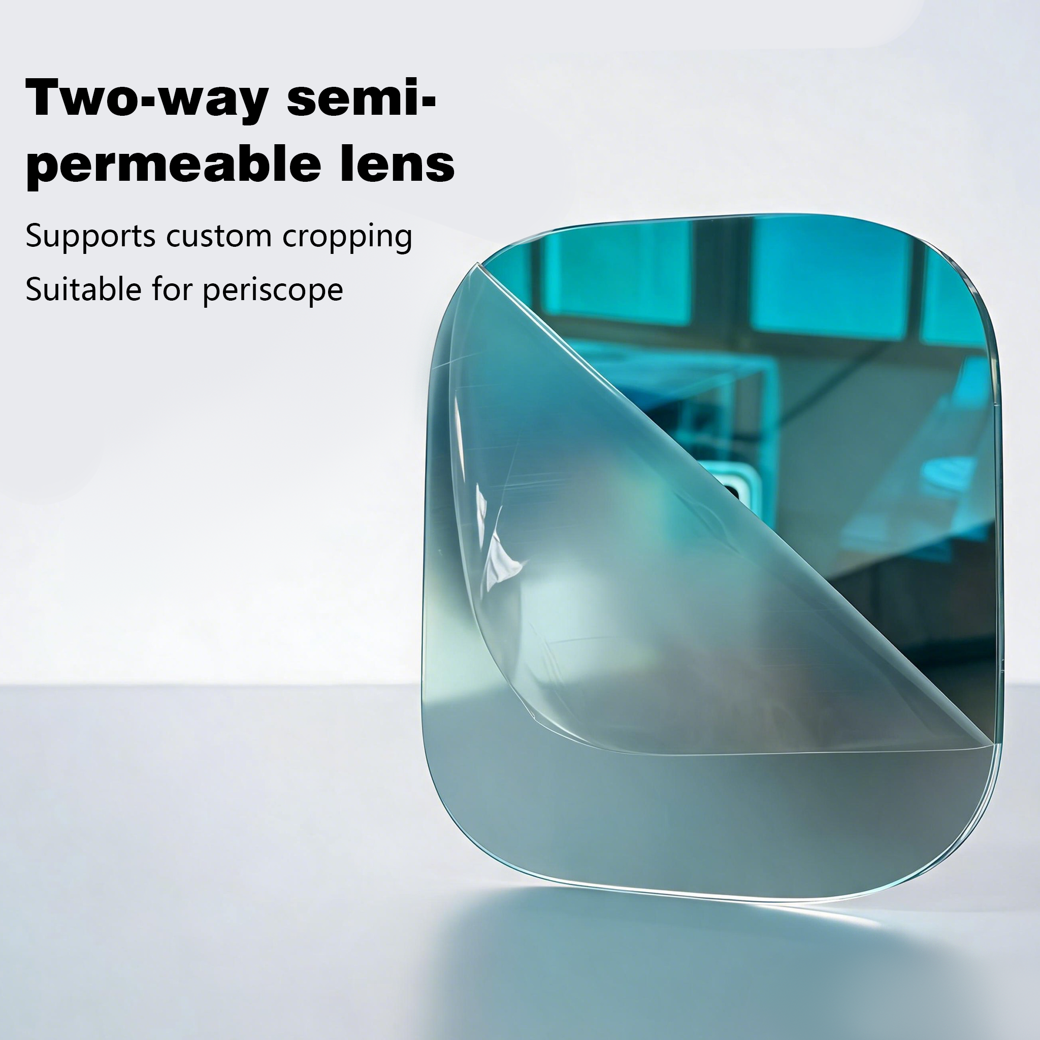150×200mm 2 Way Mirror Sheet High Transmittance PMMA Customization 2mm