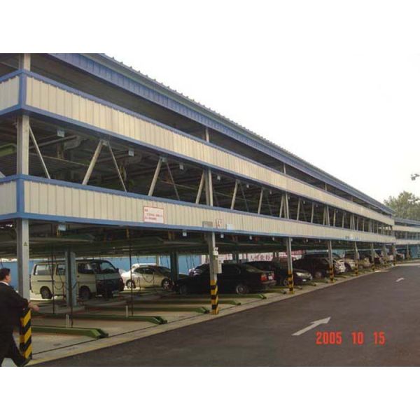 2-6 Floors Multi-Level Parking System Design Steel Structure for Car Parking