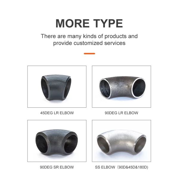 Батт локтя 1.5d степени Std слабый стальной 90 сварил