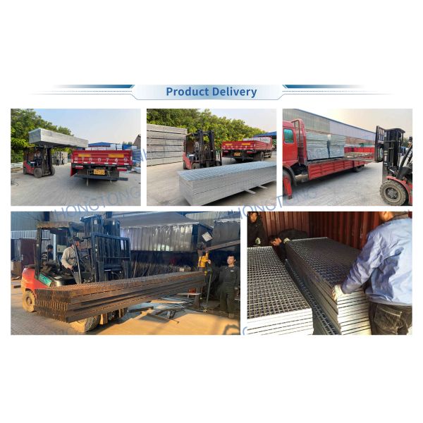 High Quality Factory Walkway Hot Dip Galvanizing Process Steel Grating
