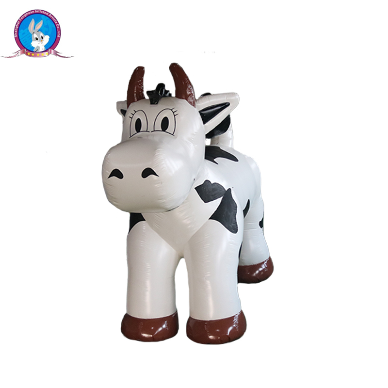 Customized Color Inflatable Cow Model with UV Printing and Repair Kit Included for Outdoor Advertising