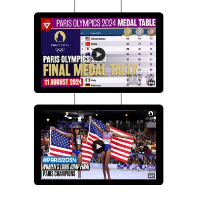 Shop Digital Window Signage Hanging Type Dynamic Digital Signage High Brightness RoHS