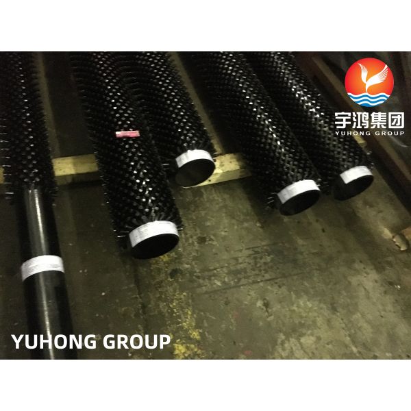 Sandblasted Oval Tube Shape ASTM A335 P9 Studded Finned Tube for High Frequency Welding