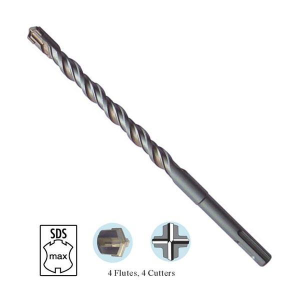 SDS MAX Hammer Drill Bit 12-40mm Cross Tipped for Concrete