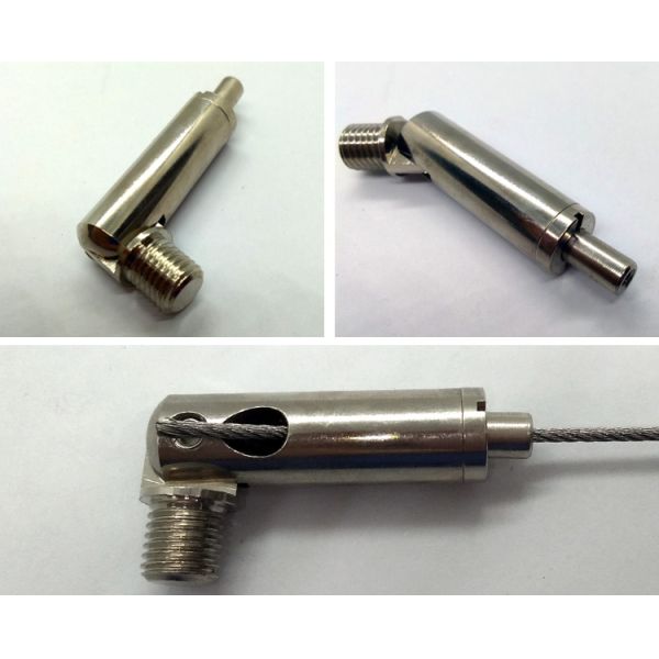 Cable Clips With Screw Faston 90 Degree Wire Rope Gripper Cable Hanger