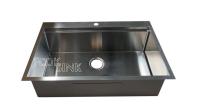 Acero inoxidable todo del fregadero del puesto de trabajo de la cocina de Topmount de 33 pulgadas en uno
