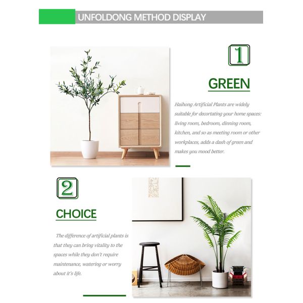 Areca Palm Artificial Landscape Trees 170cm House Office Decoration