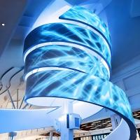 P1.875 P3 Écran à LED pliable Panneau d'affichage à LED flexible 120*240 mm