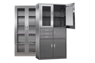 Нержавеющая сталь SUS304 Больница Медицинский шкаф Офисная картотека Шкаф для инструментов