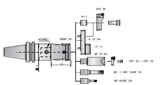 Small Bore Fine Boring Head High Precision Suitable For CNC Machines