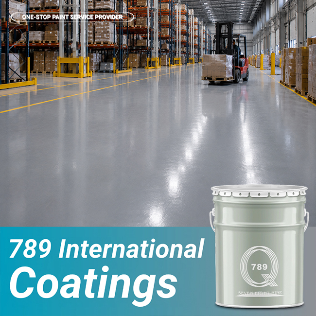 Industrial Epoxy Self Leveling Floor Coating with Heavy Traffic Resistance, Forklift Resistant, and Seamless Surface