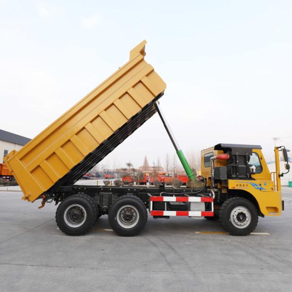 Closed Cabin 6*4 Underground Dump Truck 35 Tons With YC6MK375-T300 Engine