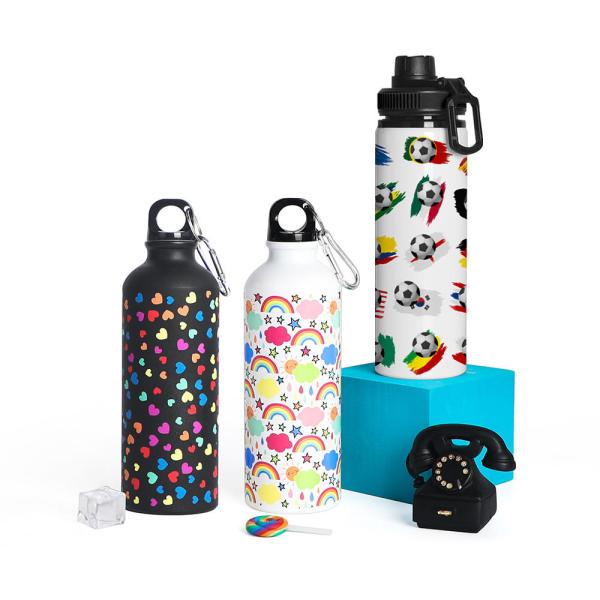 Aluminum Alloy Custom Color Changing Water Bottle Anti Corrosion Coating