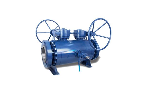 DBB Compact Manifold Mounted Ball Valve , Trunnion Ball Valve For Pneumatic Actuator