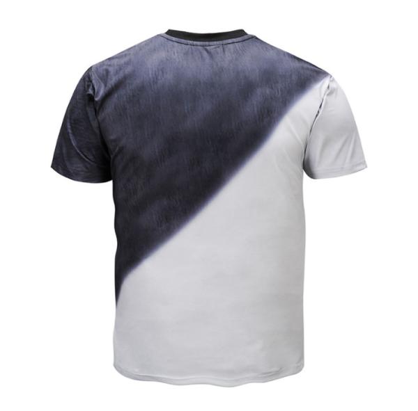 Casual 3d Animal Print T Shirts / Dye Sublimation T Shirts Round Neck