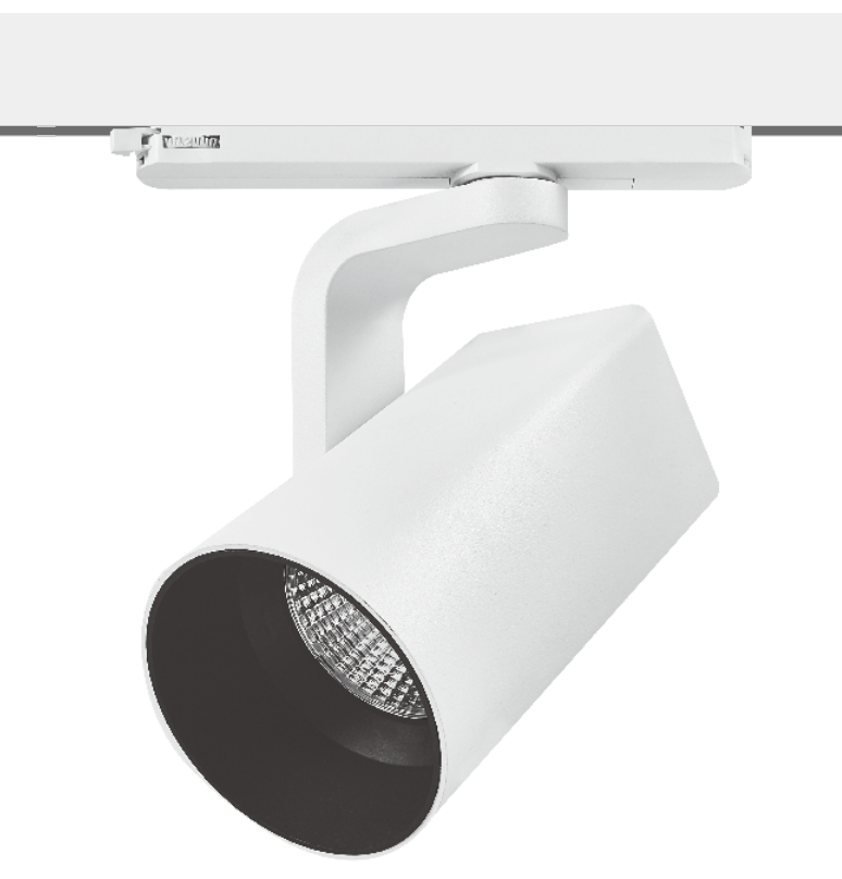 New Design Aluminum Adjustable LED integrated tracking light fixture adapter combined track light 32W