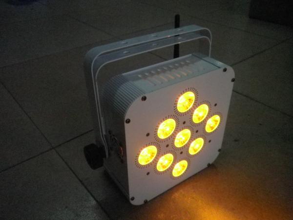 Slim Size Rgbaw 5 in1 LED Par Light 108W With Long Last Battery Power