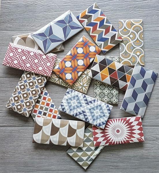 Artistic Bread Tiles,Modern Ceramic Wall Tiles 75x152mm For Wall Design And Dining Room