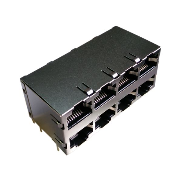 Molex Modular jack Top / Side Eentry Low Profile Modjack Ganged Stacked Jack