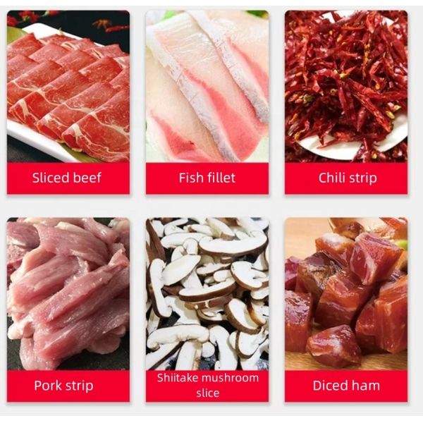 Global Automatic Meat Cutting Machine Portable Industrial Sausage Making Machine 220V/110V