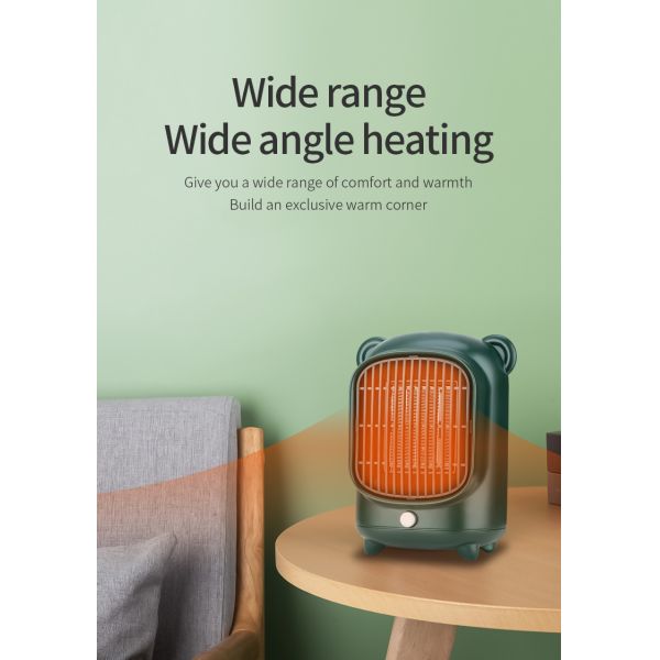 PTC Ceramic Element Infrared Heater for 's Small Smart Homes Portable and Powerful