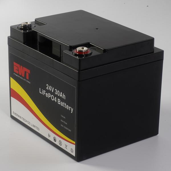 Bateria recarregável de lítio ferro fosfato 24V 30AH LiFepo4