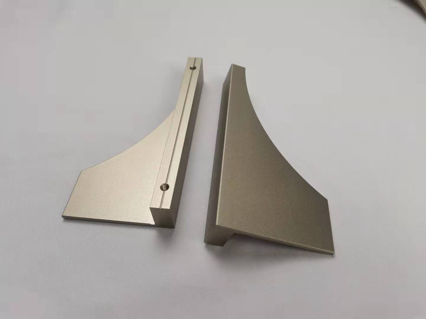 New Design Cabinet Handle Knob Half Gold Handles Aluminum Combination Cabinet Door Knobs