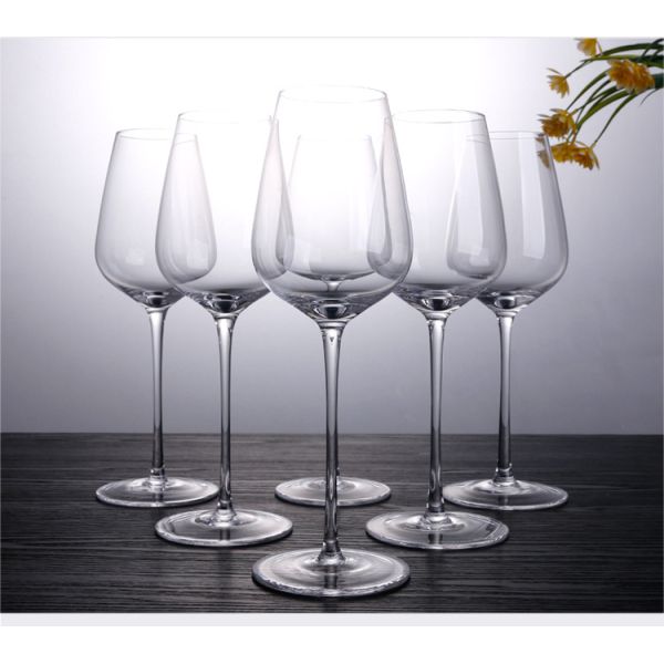 Стекла дунутые рукой неэтилированные, бокалы красного цвета Бордо наградного итальянского стиля кристаллические