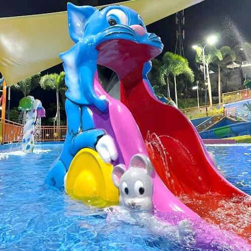 Hotels' Favorite Customizable Water Spray Park with Multiple Exciting Features Octopus Slide