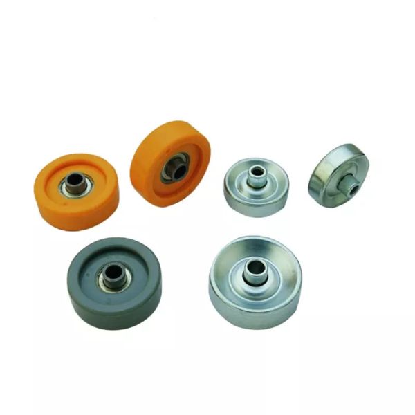 15x32x9 6002zz Ominball Plastic Stamped Flange Bearing For Conveyor Roller