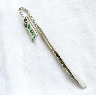 Custom Hot Selling Nickel Plated Spring Steel/Metal Book Mark/Bookmarks