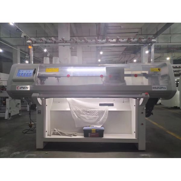 52 Inch Flat Collar Knitting Machine Featuring Double System and Computerized Control
