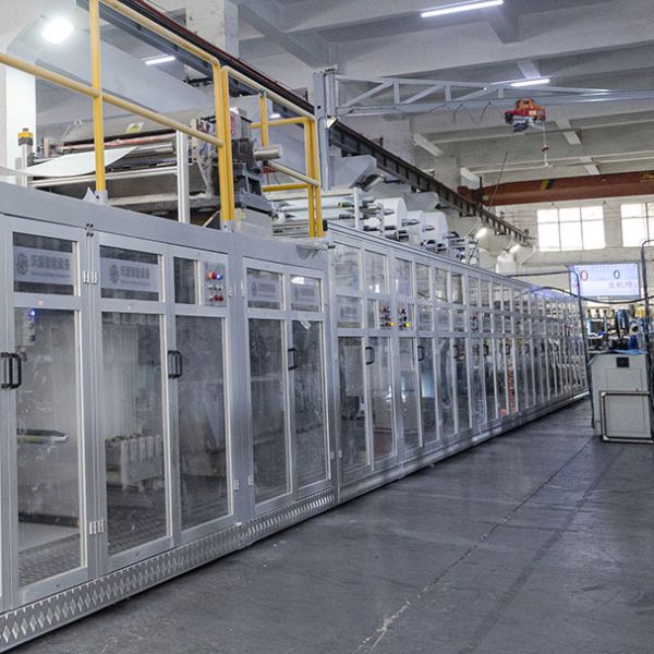 PLC Control Mattress Pad Underpad Making Machine Full Servo Porduction