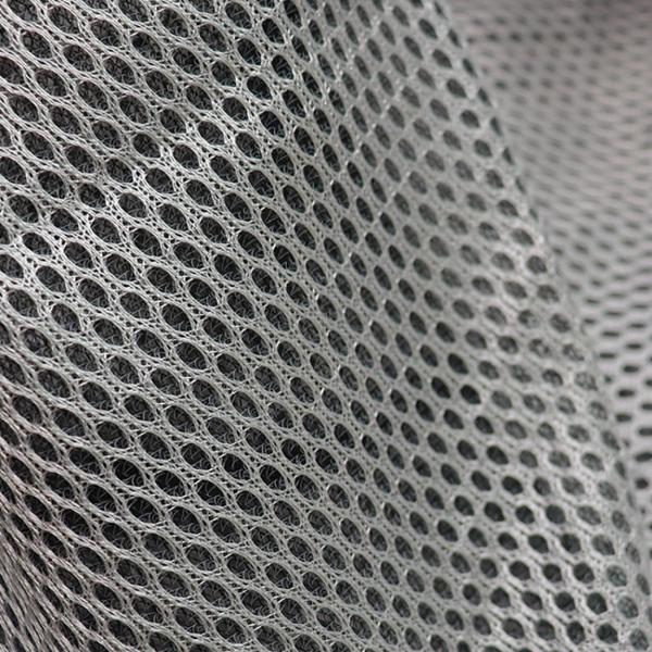 Black Yarn 3D Mesh Fabric 100% Polyester Breathable Mesh Material For Sofa
