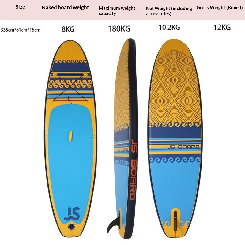 Factory supply Foldable Inflatable PVC Stand-Up Paddleboard (SUP) for Adult Surfing & Kayaking