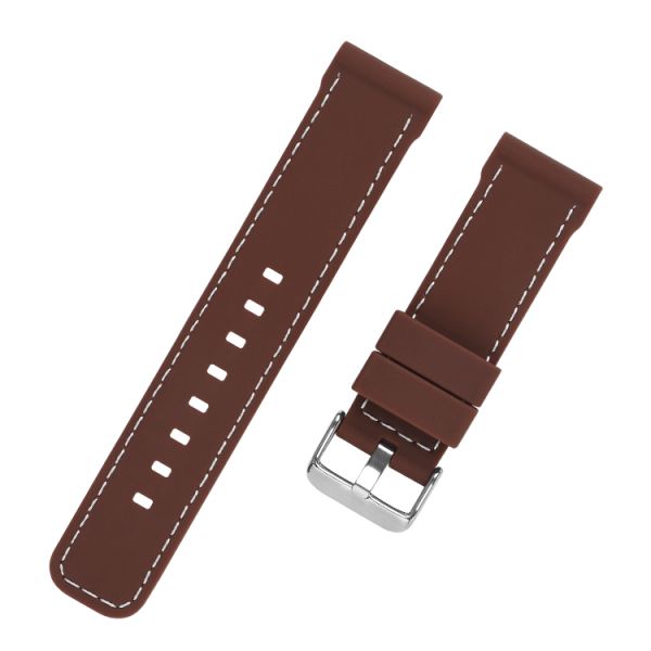 24mm Silicone Rubber Diving Watch Strap  | Customizable logo and color - OEM/ODM wholesale supported