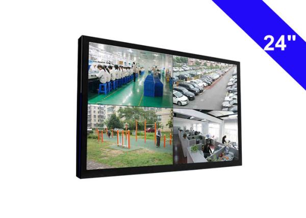 VF 56-75 HZ CCTV LCD Monitor Wall Mount , 65W CCTV TV Monitor 24 Inch