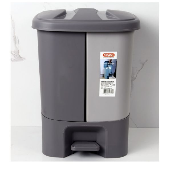 Dry Wet Garbage Sorting Bedroom Household Plastic Dustbin