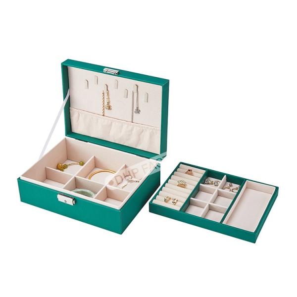Elegant Jewelry Gift Boxes With Insert Large Space For Rings And Earrings